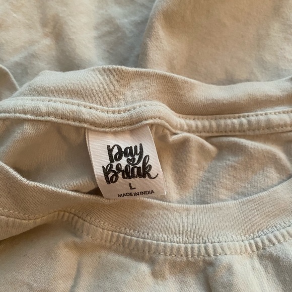 2/$10. Beige Crop Top, Size large - Picture 3 of 3